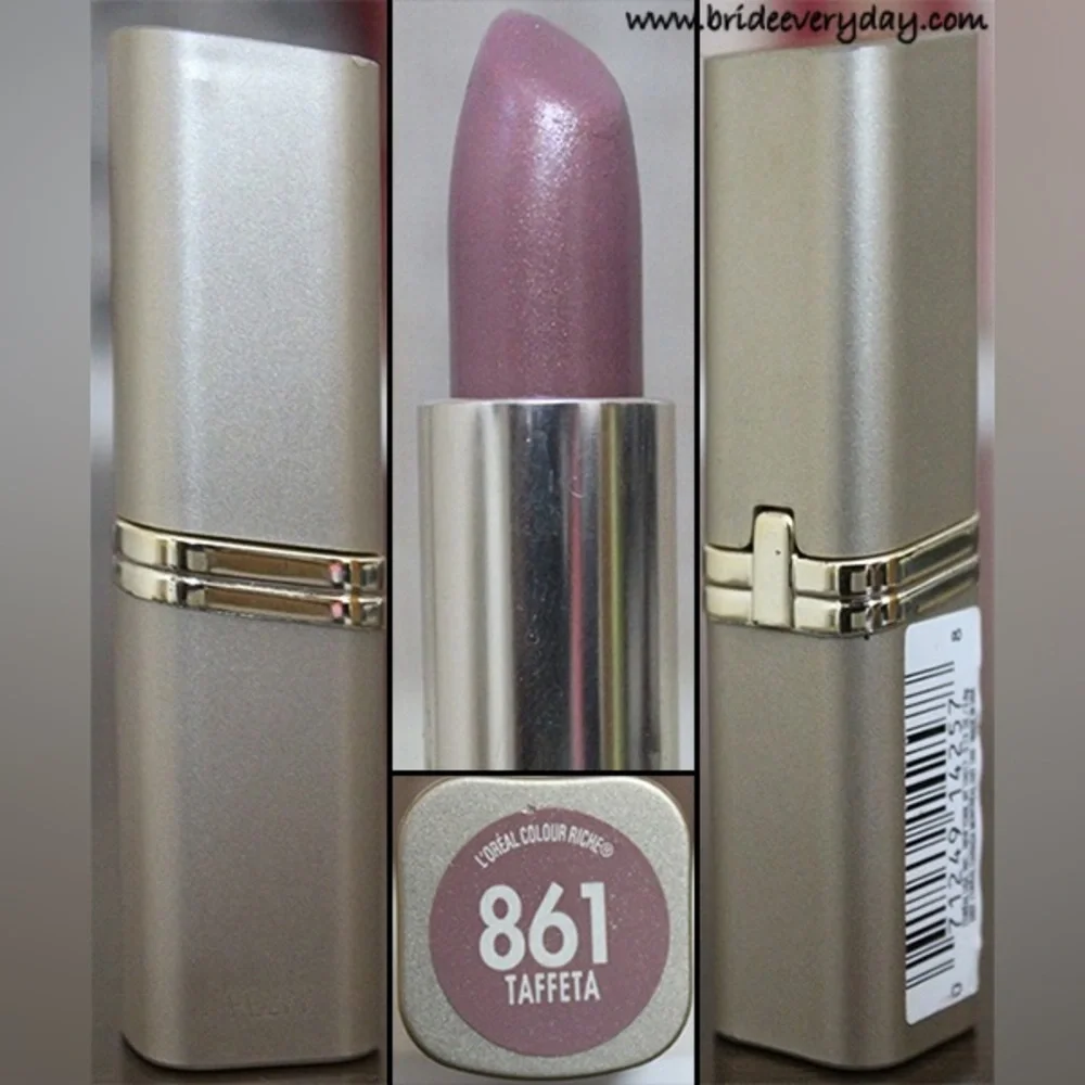 L’Oréal Colour Riche Lipstick 861 Taffeta NWT